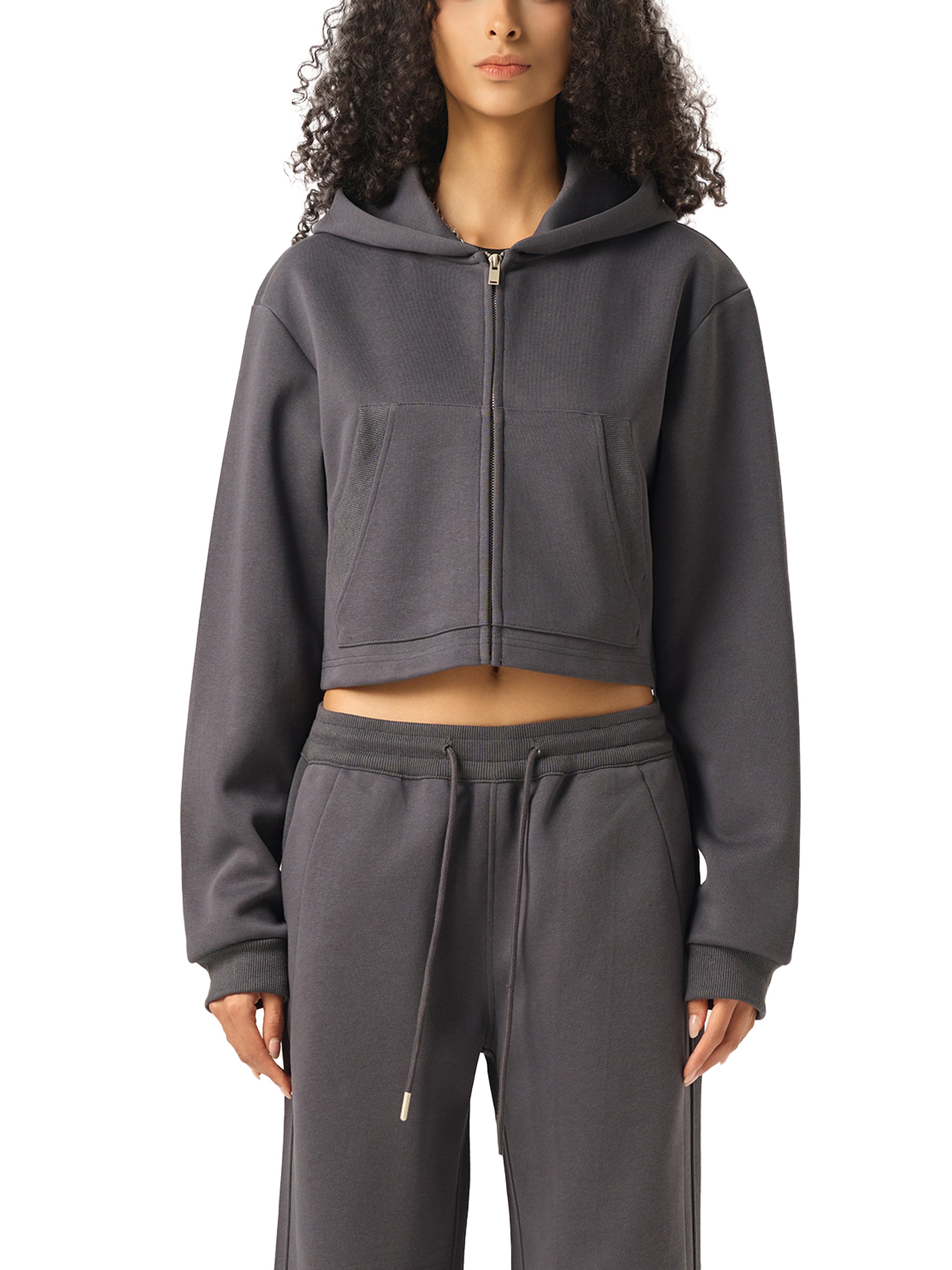 Essential Cropped Hoodie