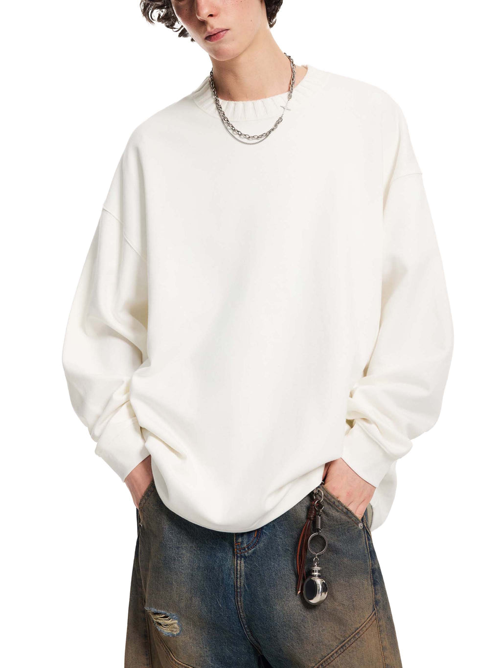 Knitted Oversize Sweatshirt