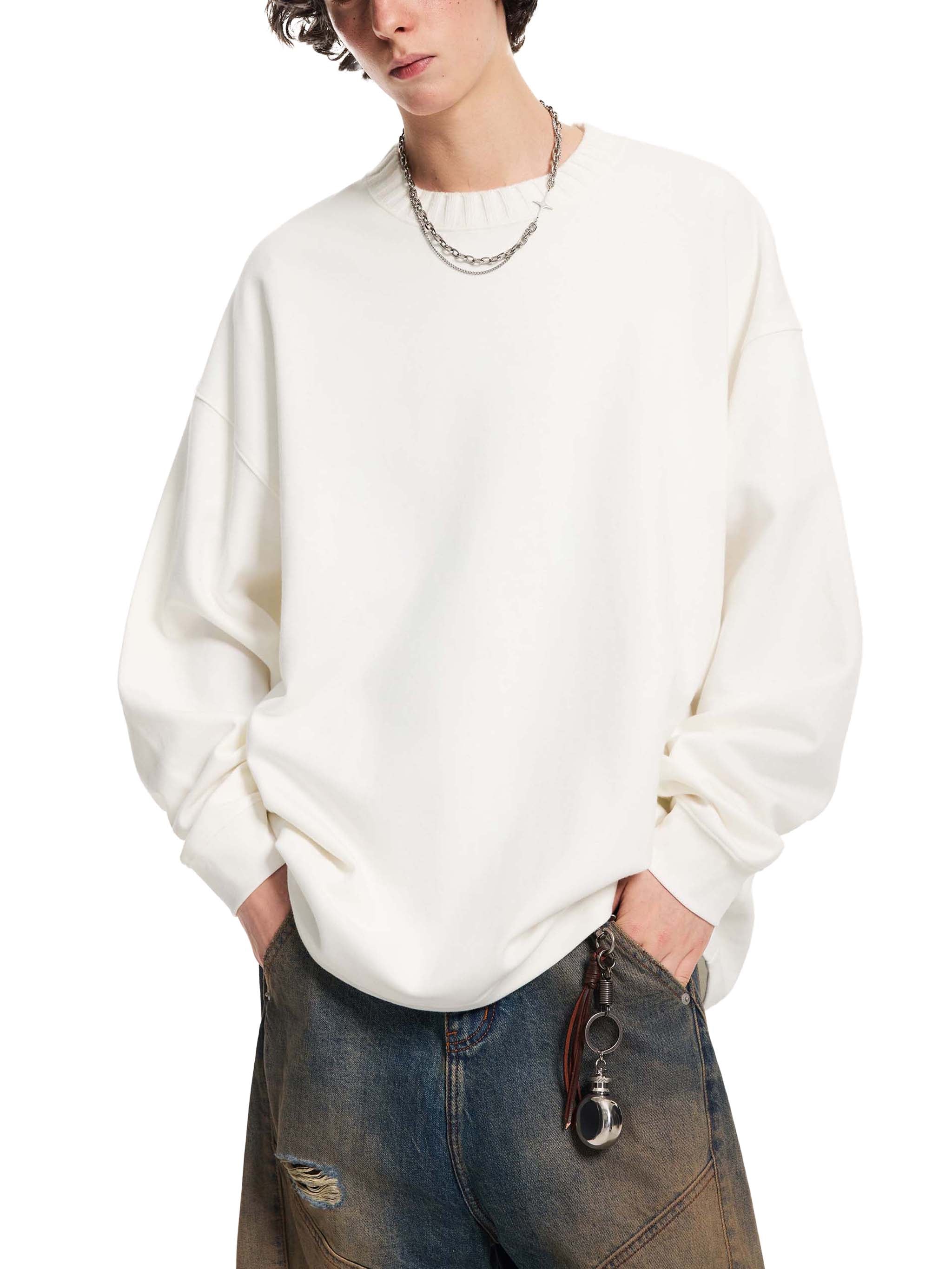 Knitted Oversize Sweatshirt
